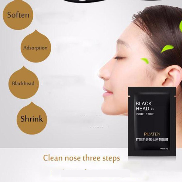 2017 PILATEN Facial Minerals Conk Nose Blackhead Remover Mask Pore Cleanser Nose Black Head EX Pore Strip DHL free