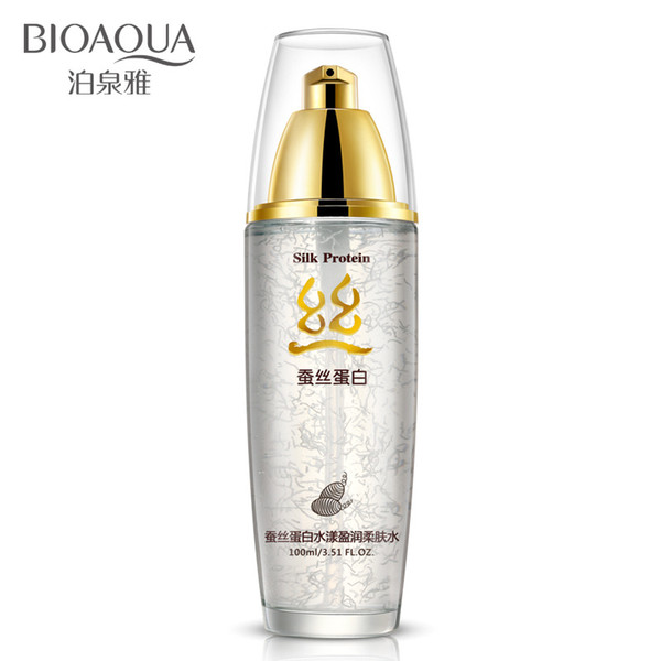 Bioaqua Silk Protein Toner Moisturizing Moisturizing Oil Control Balance Shrinking Pore Soothing Skin Care Skin Toner