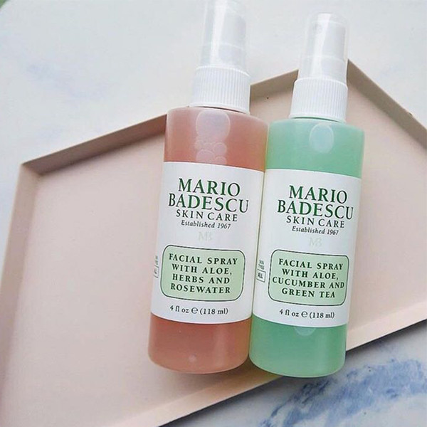 Mario Badescu Skin Care Facial Spray with Aloe Cucumber And Green Tea Herbs and Rosewater 118ml face Toners DHL free