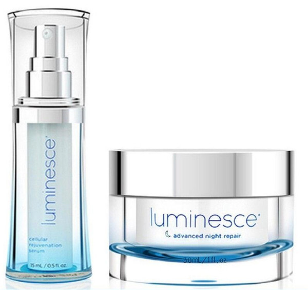 New Arrival Jeunesse instantly ageless Luminesce Cellular Rejuvenation duo set Serum 15ml + Advanced night repair cream 30 Makeup skin care