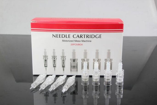 Derma pen cartridges electric dermapen needle cartridge microneedle derma roller replacment head 1/3/5/7/9/12/36/42/Nano needle