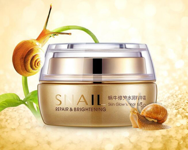 BIOAQUA Natural Snail Essence Cream Facial Cream Moisturizer Whitening Skin Anti Aging Oil Control Shrink Pores Skin Care