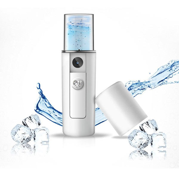 Mini USB Rechargable Facial Steamer Nano Facial Mist Sprayer Cool Face Spray Steamer Travel Moisturizing Face Sprayer