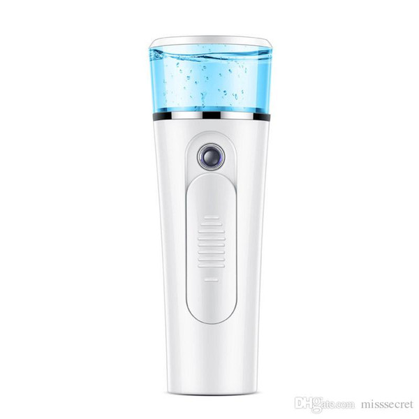 Portable Mini Face Spray Bottle Nano Mister Facial Hair Steamer USB Rechargeable Power Bank Sprayer 2 in 1 Travel Tool