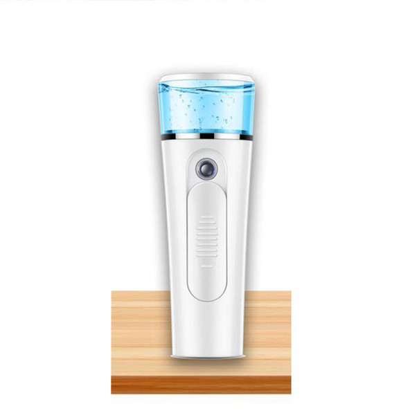 Portable Mini Face Spray Bottle Nano Mister Facial Hair Steamer USB Rechargeable Power Bank Sprayer 2 in 1 Travel Tool 2018 hot new