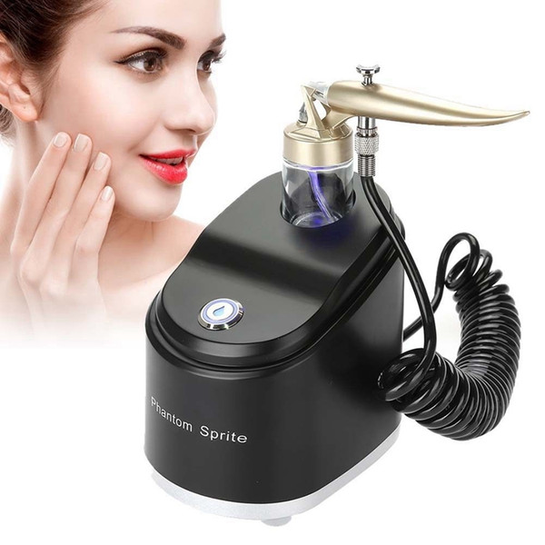 2019 New Portable Oxygen Facial Spray Jet Water Peel Sprayer Injection Skin Rejuvenation Acne Removal Face Cleansing Spa Use