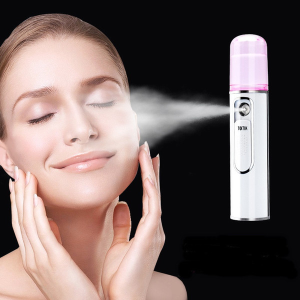 Portable Facial Steamer Nano Facial Mist Sprayer Cool Face Spray Steamer Tourism Moisturizing Travel USB Rechargeable Spa Tool