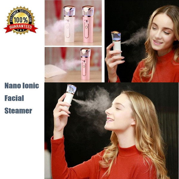 Portable Nano Facial Moisturizing Handy Atomization Mister Humidifier Facial Cleanser Power Bank Mist Spray Face Skin Care Tools