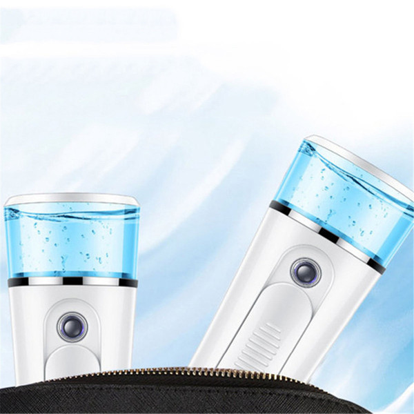 new arrival Portable Face Spray Bottle Nano Mister Facial Hair Steamer Ultrasonic Ozone Face Sprayer Cold Beauty Hydrating Skin Care Tools