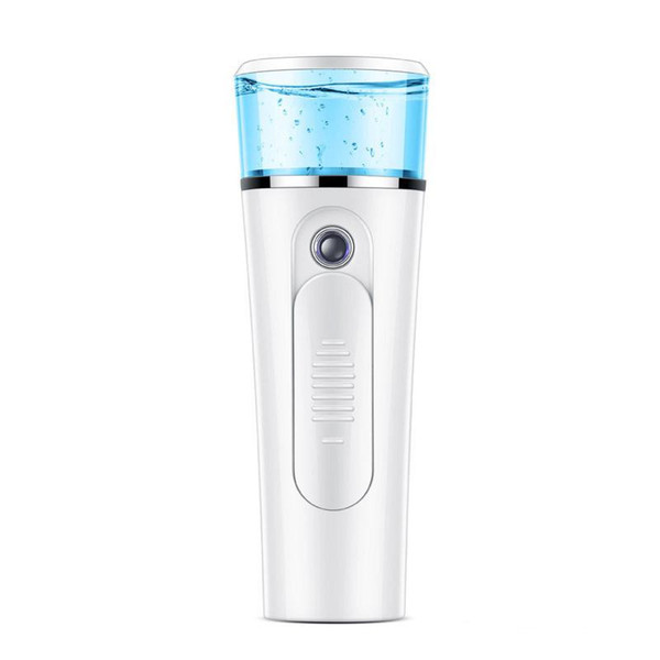 Portable Mini Face Spray Bottle Nano Mister Facial Hair Steamer USB Rechargeable Power Bank Sprayer 2 in 1 Travel Tool Free DHL