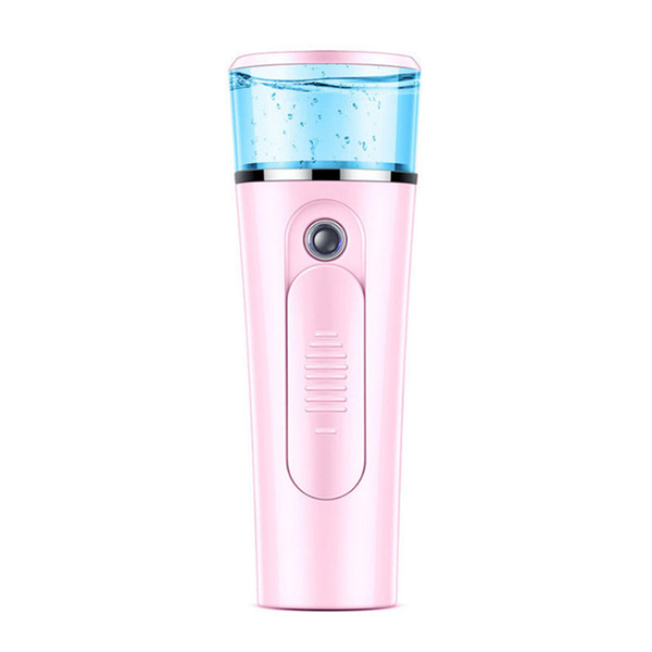 Portable Mini Face Spray Bottle Nano Mister Facial Hair Steamer USB Rechargeable Power Bank Sprayer 2 in 1 Travel Tool