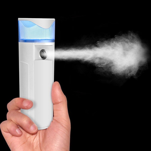 Nano Mist Sprayer Facial Steamer Mini Power bank Facial Moisturizing Instrument USB Charging 20ml water tank NS002