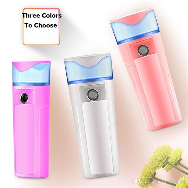 Nano Mist Sprayer Set Facial Body Nebulizer Steamer Electric Skin Care Moisturizing USB Rechargeable Power Bank Sprayer 2 in 1 Travel Tool