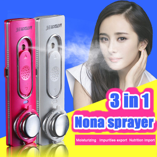 Free shipping Ion export import china sprayer moisturizing facial steamer face humidifier nanotechnology products nano mist face steamer