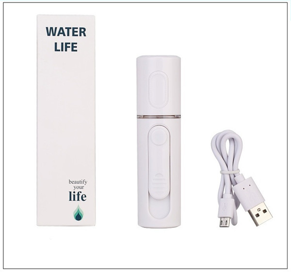 USB Nanometer Facial Moisturizing Hydrometer Cold Sprays Humidifier Beauty Evaporator Easy Carry Nano Mist Spray Beauty Equipment