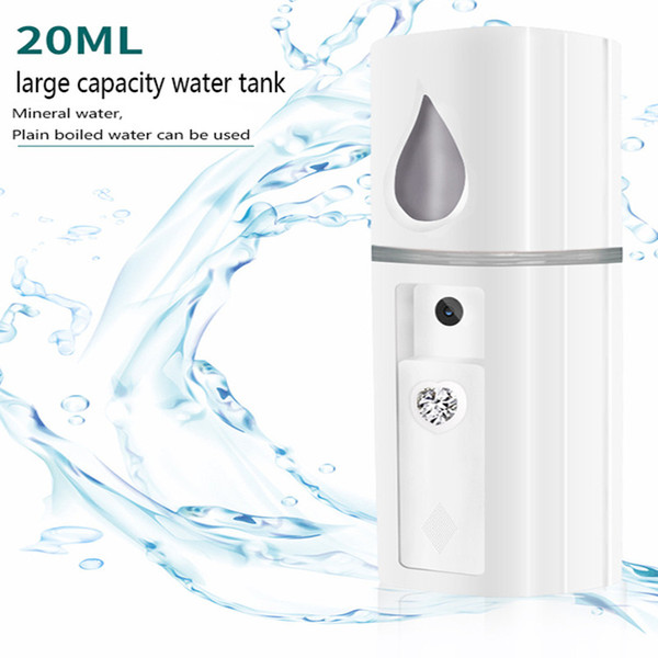 Mini Portable Water Sprayer Nano Instrument Facial Steamer Moisturizing Face Steamer Beauty Instrument Cold Spray Humidifier