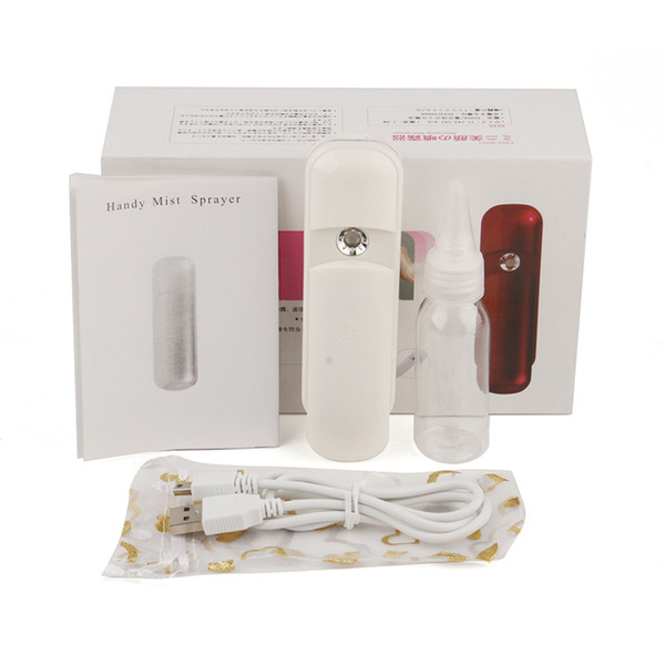 Portable Mini Face Spray Mini Facial Beauty Care Nano Mister USB Rechargeable Handy Nano Sprayer 0609023