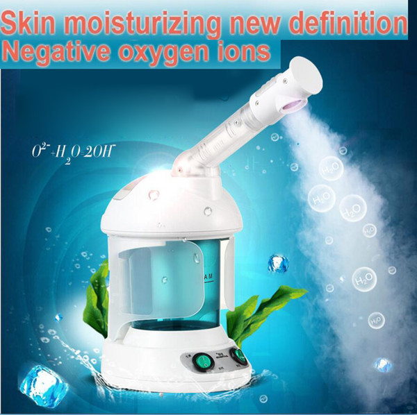 Hot Mist Facial Steamer Humidifier Ozone Sterilization Steaming Skin Lonic Aromatherapy Skin Moisturizer Ozone Facial Steamer