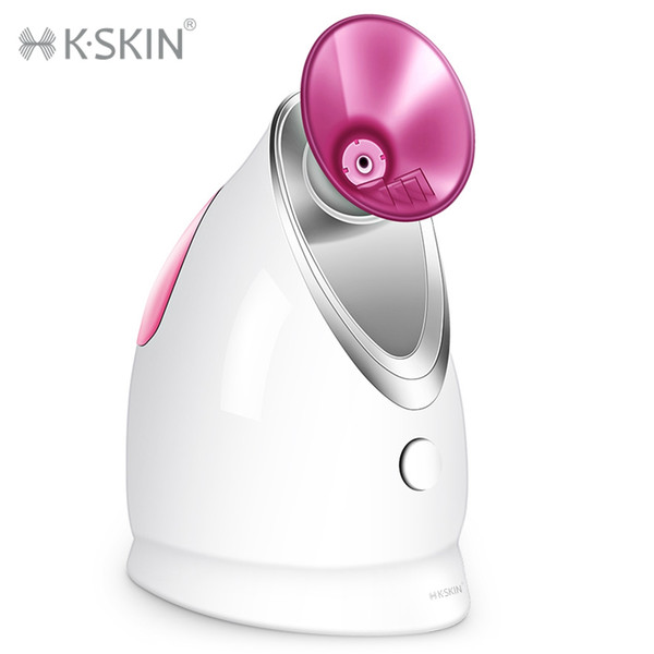 K-SKIN Hot Mist Ionic Facial Steamer Skin Humidifier Ozone Sterilization Lonic Aromatherapy Home Facial Sprayer Steamer KD2331K BB