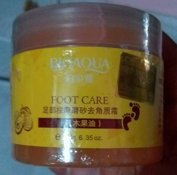 FEDEX(500PCS/LOT)2018 BIOAOUA foot massage scrub Scrub Cream exfoliating cream foot care anti cracking cream