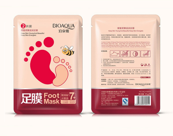 BIOAQUA feet mask Baby Foot Peeling Renewal Foot Mask Remove Dead Skin Smooth Exfoliating Socks Foot Care Socks For Pedicure