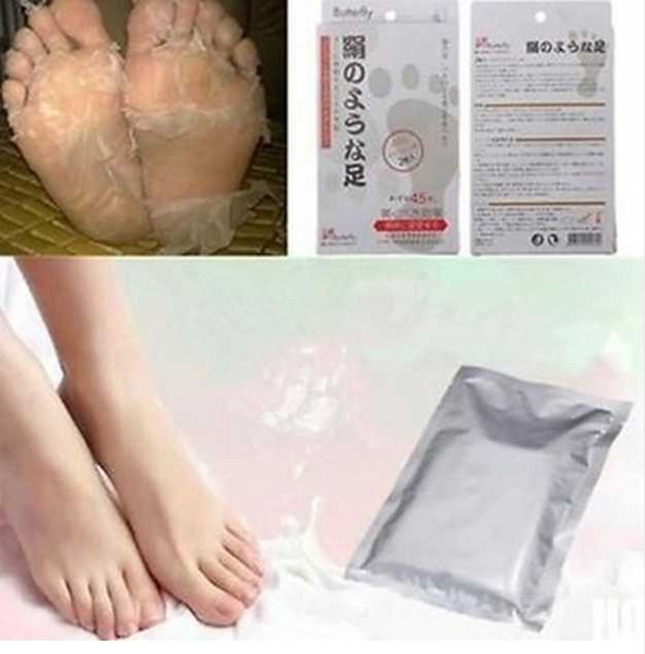 Butterfly Baby Foot Peeling Renewal Mask Cuticles Heel For Remove Dead Skin Excellent Feet Cleaning Foot Mask Hot Sale