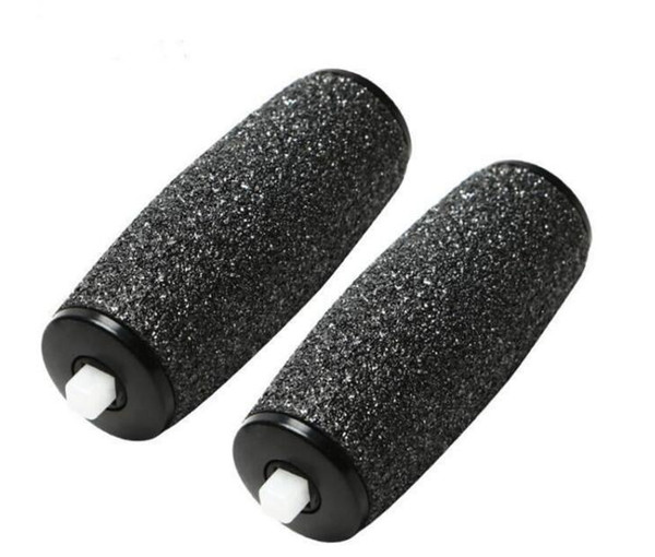 2018 Velvet Smooth For Replacement Roller Heads For Electronic Foot File Massager Roller Pedicure 1set=2pcs