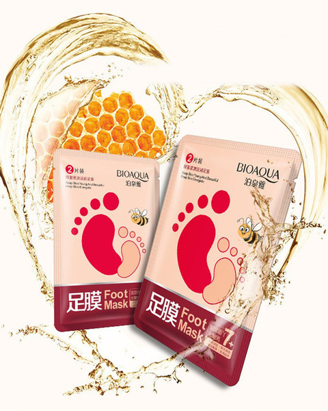 BIOAQUA Foot Mask replenishment Anti-winkle 40g 100% Original Soft honey foot mask genuine moisturizing skin care