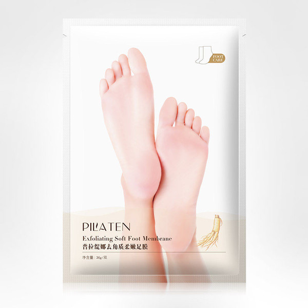 Hot Sale Pilaten Foot Peeling Mask Exfoliating Socks For Pedicure Sosu Exfoliating Foot Care Dead Skin Removal Foot Mask