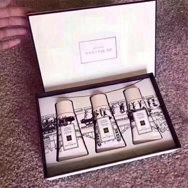 Jo Malone London Hand Cream 3 scent kit Lime Basil & Mandarin / Peony & Blush Suede / english pear&freesia cologon 30ML*3