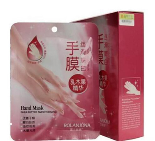 2017 New Rolanjona Milk Bamboo Vinegar hand Mask Peeling Exfoliating Dead Skin Remove Professional hand sox Mask hand Care A08