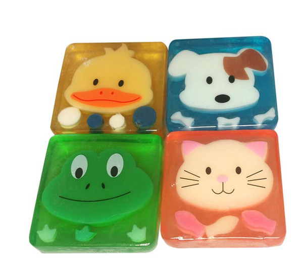 NEW Cartoon Animal Bath Body Works Silicone Portable Hand Soap 100g Skin Care for Children free Shipping