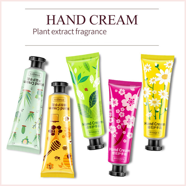 IMAGES HAND CREAMS Plant Extract Fragrance Moisturizing Nourishing Hand Cream suit Anti drying Anti wrinkle Care 30g