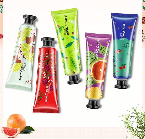 5 pcs/lot BIOAQUA Plant flavor Hand Cream Set Nourish and hydrate Hand Lotions Moisturizing Hand Care