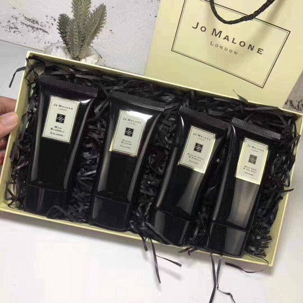 Famous brand Jo Malone London hand cream 4 scent set Orange Blossom / english pear&freesia cologon / Sea Salt / Wild Bluebell cologon 50ml*4