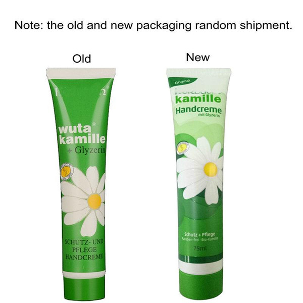 3pcs Famous brand Herb acin wuta Kamille HandCream Glyzerin For Women Chamomile Glycerine Hand Cream 75ml Moisturizing Nourishing