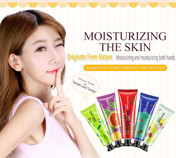 Popular BIOAQUA 5pcs Set Whitening Rejuvenation Hand Cream Moisturizing Nourishing Repair Anti Chapping Hand Care Beauty