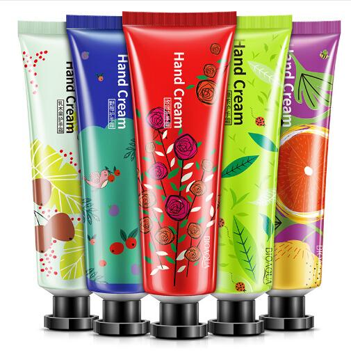 New Arrival Plant flavor Hand Cream Set Moisturizing Hydra Moisturizing Nourishing skin care Hands Lotion set 30g