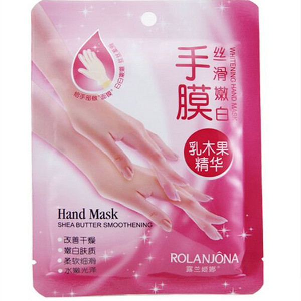 ROLANJONA whitenging hand mask shea butter smoothening Peeling RenewalRemove Dead Skin Smooth Exfoliating Moisturizing Gloves