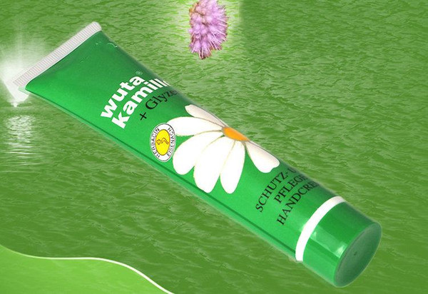 006 Famous brand Herb acin wuta Kamille HandCream Glyzerin For Women Chamomile Glycerine Hand Cream 75ml Moisturizing Nourishing