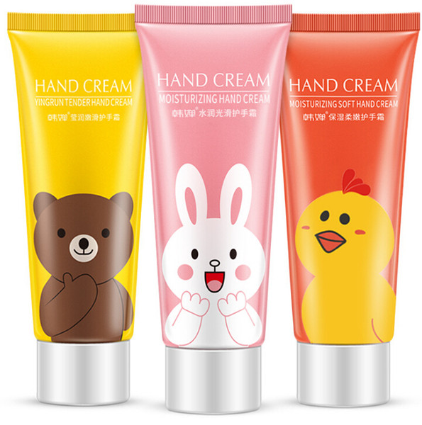 Hot Selling Cartoon hand cream hand creams 6*60g Nourishing Hand Care Moisturizing Cream soft and smooth