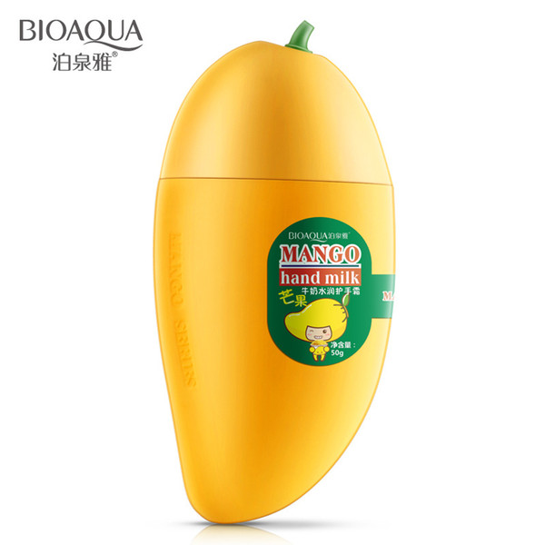 2018 new Bioaqua Mango Milk Moisturizing Hand Cream Lasting Moisturizing Gentle Moisturizing Hand Care Exfoliating Unisex