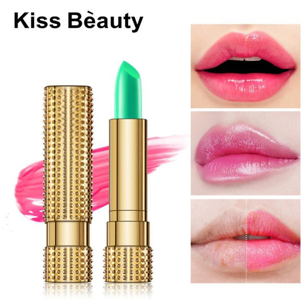 Moisturizing Natural Lip Balm with Temperature Change Lasting Winter Pink Lipstick Nourishing Protective Lip Makeup Care TSLM1