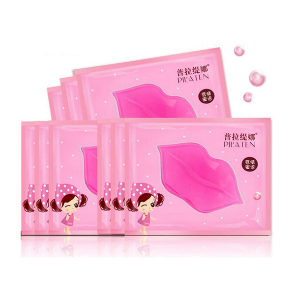 Collagen Nourishing Moisturizing Lip Mask lip Plumper Lips Stickers Labios Crystal Lips Mask Moisturizing Anti-Wrinkle Lip Care Tool RRA1394