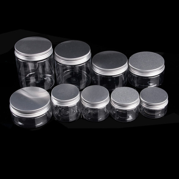 30ML-250ML Empty Aluminum Cap Cosmetic Tin Pot Lip Balm Jar Containers Oil Wax