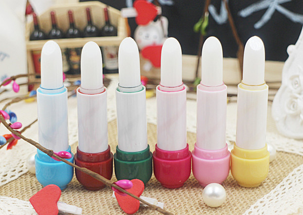 Moisturizing Lip Balm Cute Japanese doll lip balm natural plant Comfortable Fresh Fruit Favor Lipstick Lipsticks Lip Gloss