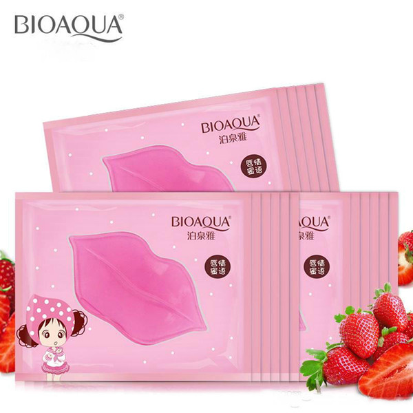 50pcs Collagen Protein Nourishing Lip Mask Brand Lips Health Skin Care Exfoliating Moisturizing Dead Skin Remover Anti-Aging Tender Lipmask