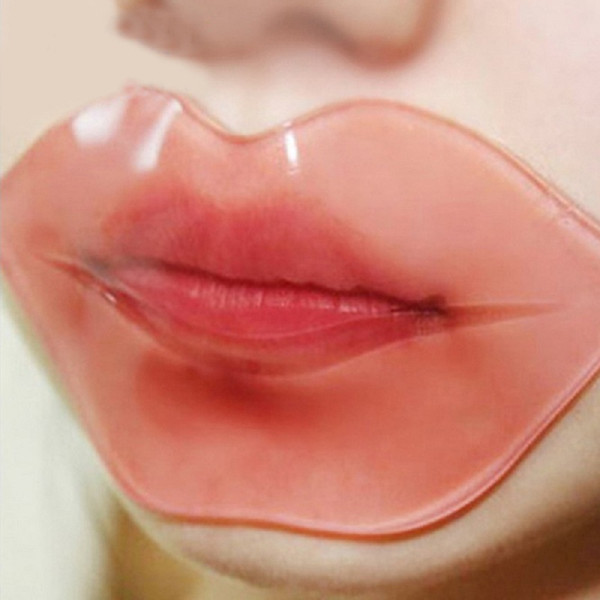 2pcs New Beauty Pink Collagen Lip Mask Care Gel Mask Membrane Moisture Anti-Ageing Make Your Lip Attractive & Sexy