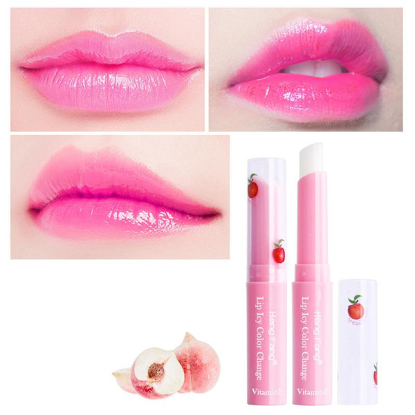 10pcs Peach Lip Balm Lipstick Warming Repair Moisturizing Enhancer Embellish Natural Organic Protect Lip Care Cosmetic TSLM1