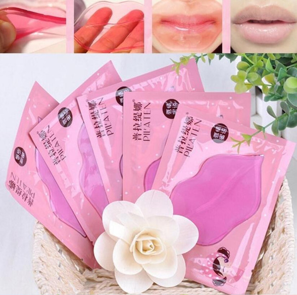 PILATEN Crystal Collagen Lip Mask Pads Lip Plumper Moisture Essence Anti Ageing Wrinkle Patch Pad Gel Lips Lip Enhancer